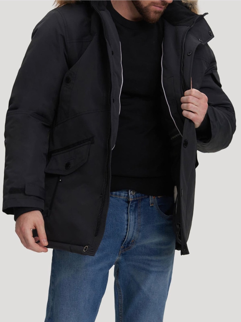 Noize
Jacob Faux Fur Trim
Hooded Insulated Parka